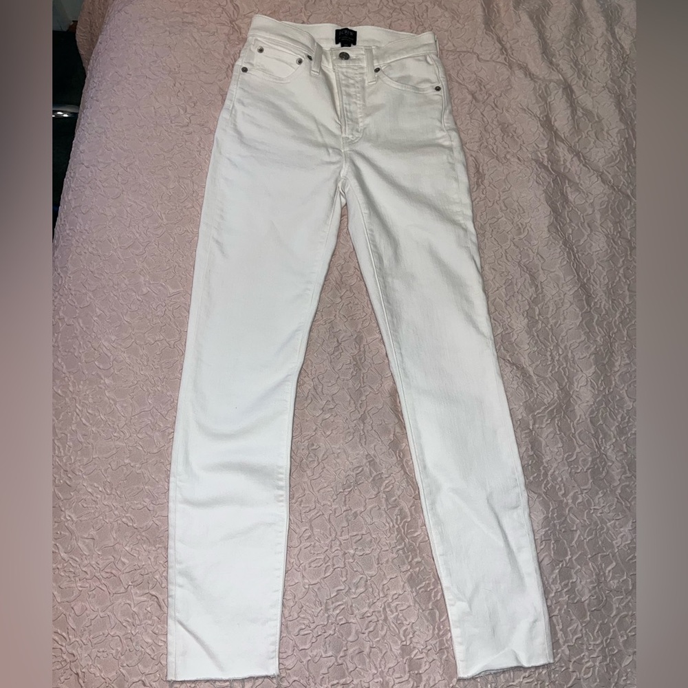 J. Crew White Skinny Jeans